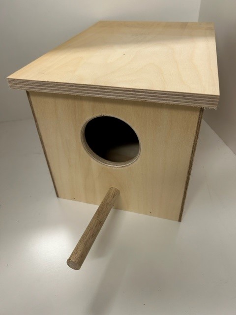 Plywood Small Parrot Breeding Box